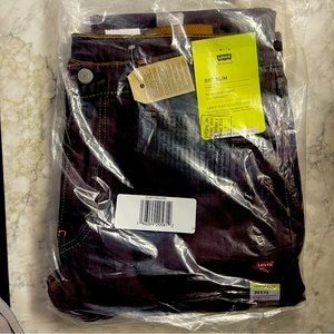 511 Levi's Slim Garment Red 36x32